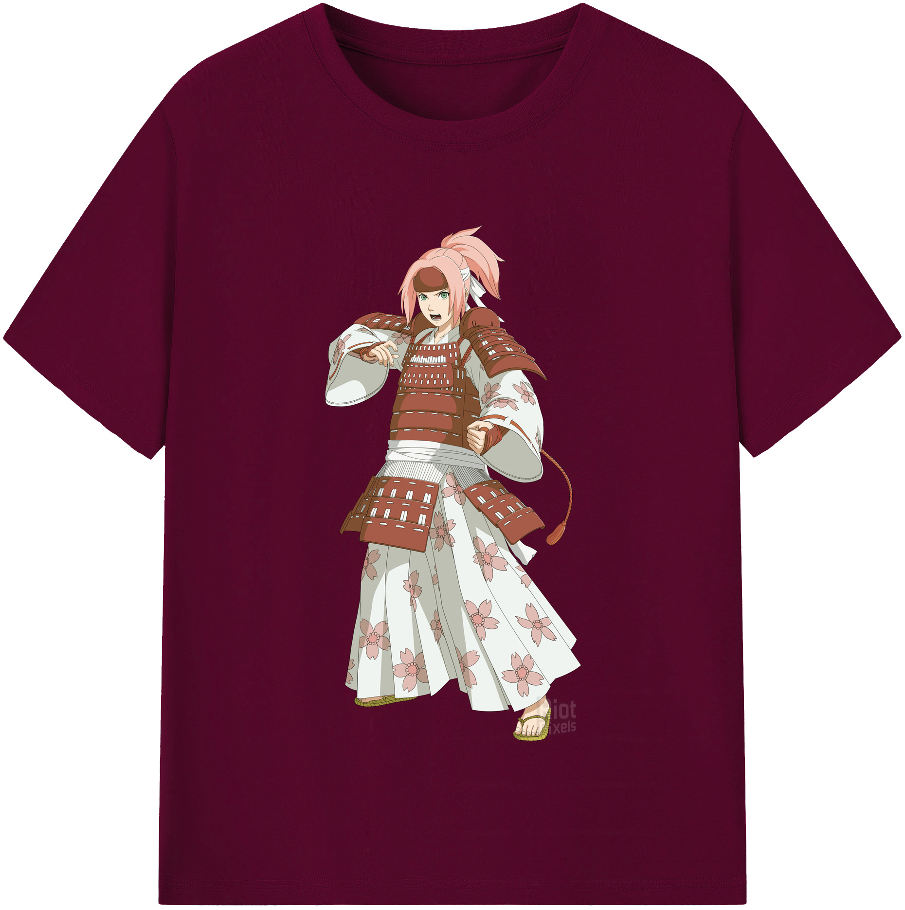 （画像用） NARUTO -ナルト- 春野サクラ Haruno Sakura レディースカジュアルプリントTシャツ（綿100％）